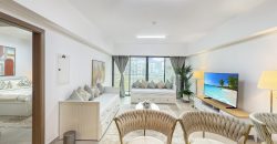 Perspective view opulent apartment for 4 Person