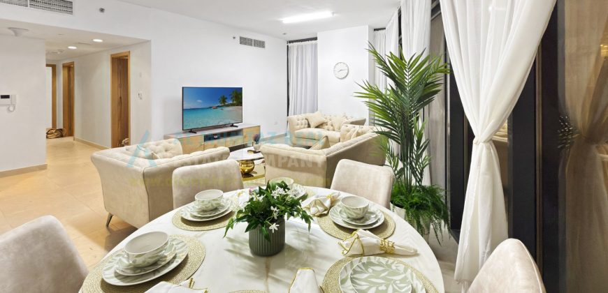 LUXURY FULLY FURNISHED 2BHK WITH MAIDS ROOM| BIRD’S-EYE VIEW | 0% COMMISSION