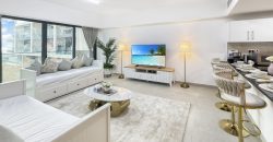 Perspective view opulent apartment for 4 Person