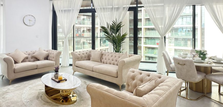 LUXURY FULLY FURNISHED 2BHK WITH MAIDS ROOM| BIRD’S-EYE VIEW | 0% COMMISSION